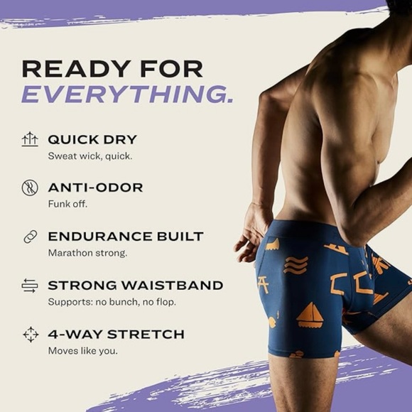 Pair of Thieves Hustle Men Boxer Briefs, 2-pack, Floral/Alien M - Picture 5 of 9